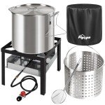 60 Qt Shrimp Boil Pot Set with Accessories
