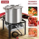 60 Qt Shrimp Boil Pot Set with Accessories