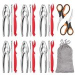 19-Piece Seafood Tool Set for Fish Frying