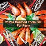 21-Piece Seafood Cracker and Tool Set