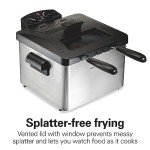 Hamilton Beach Triple Basket Deep Fryer, 4.7 Quarts