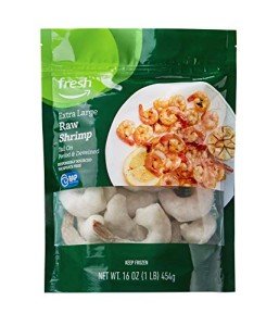 Extra Large Tail-On Raw Shrimp, 1 Lb
