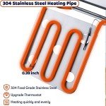 High-Power 12.7QT Stainless Steel Deep Fryer