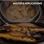 Aluminum Deep Fryer Pot with Basket - 10QT