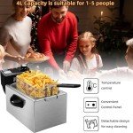 4.2 Quart Electric Deep Fryer with Basket