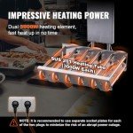 VEVOR 11L Stainless Steel Double Pot Fryer