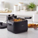 2-Litre Black Electric Deep Fryer