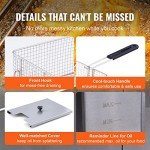 VEVOR 11L Stainless Steel Double Pot Fryer