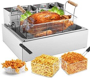 TANGME 3400W Commercial Electric Deep Fryer