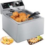 Extra Large Electric Deep Fryer with Baskets