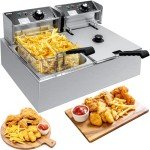 Large Capacity Electric Deep Fryer for Home Use