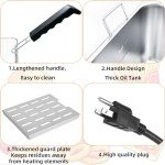 Extra Large Electric Deep Fryer with Baskets