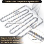 Extra Large Electric Deep Fryer with Baskets