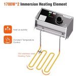 3400W Stainless Steel Deep Fryer for Home & Commercial