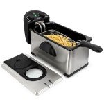 MegaChef Electric Deep Fryer with Timer and Temp Control