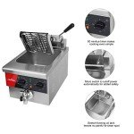 Extra Large 6L Electric Deep Fryer with Timer