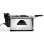 MegaChef Electric Deep Fryer with Timer and Temp Control