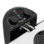 MegaChef Electric Deep Fryer with Timer and Temp Control