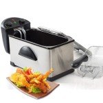 MegaChef Electric Deep Fryer with Timer and Temp Control