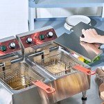 Commercial Stainless Steel Dual Tank Deep Fryer