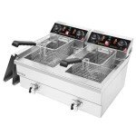 ROVSUN 24.9QT Dual Tank Electric Deep Fryer