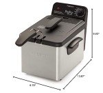 Stainless Steel Deep Fryer with Immersion Element