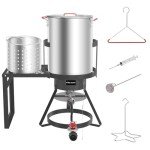 30 Qt Aluminum Turkey Deep Fryer Kit with Burner