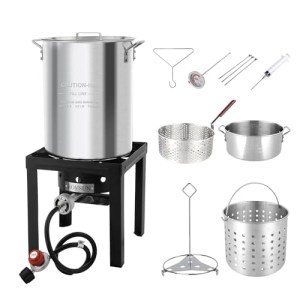 ROVSUN 30QT Turkey Fryer & 10QT Fish Fryer Kit