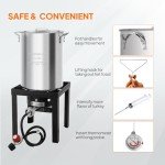 ROVSUN 30QT Turkey Fryer & 10QT Fish Fryer Kit