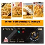 ROVSUN 11.4QT Electric Deep Fryer with Basket