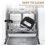 Pukomc Electric Deep Fryer with Adjustable Temperature