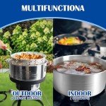 Home Fish Fryer with Easy Grip Basket