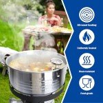 Home Fish Fryer with Easy Grip Basket