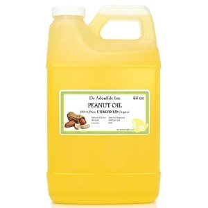Pure Unrefined Peanut Oil - 64 oz Bottle