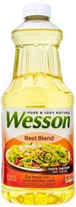 Wesson 100% Natural Vegetable & Canola Oil, 48 oz