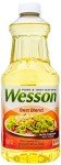 Wesson 100% Natural Vegetable & Canola Oil, 48 oz