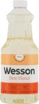 Wesson 100% Natural Vegetable & Canola Oil, 48 oz