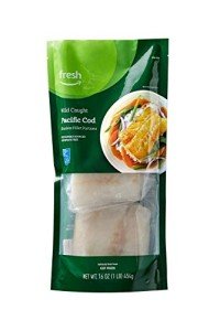 Wild Caught Pacific Cod Fillets, Frozen, 1 lb