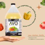 AVO Organic 100% Vegetable Oil, 64 Fl Oz