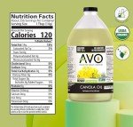 AVO Organic Canola Oil for Frying & Cooking