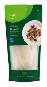 Wild Caught Boneless Skinless Flounder Fillets 1 lb