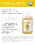 Velona Organic Sunflower Oil - 64 Fl Oz
