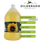 Oilderado Non-GMO Sunflower Cooking Oil, 1-Gallon