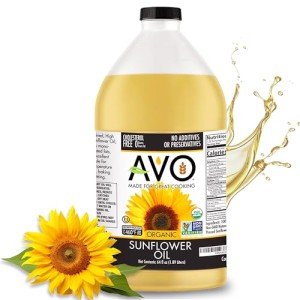AVO Organic High Oleic Sunflower Oil, 64 Fl Oz
