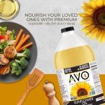 AVO Organic High Oleic Sunflower Oil, 64 Fl Oz