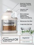 Horbäach Coconut Oil for Cooking - 64 oz