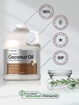 Horbäach Coconut Oil for Cooking - 64 oz