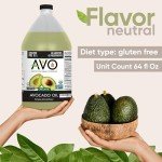 Organic Avocado Oil for Cooking and Frying - 64 Fl Oz