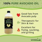 Pure Virgin Avocado Oil for Fish Frying - 32 oz