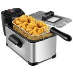 COSTWAY 3.2Qt Stainless Steel Electric Deep Fryer